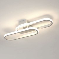 Led Deckenleuchte 32W 3600LM, Moderne Deckenleuchte, Acryl-Deckenleuchte für Wohnzimmer Schlafzimmer Küche Bad Flur Balkon 50cm (Weiß) Neutrales von GOECO