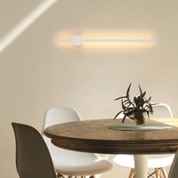 Innenwandlicht, moderne Wandlampe 3000k warmes Weiß, 360 ° Rotationswandlicht für Schlafzimmer Lounge Esszimmer Korridortreppe 100 cm von GOECO