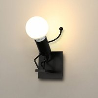 Goeco - LED-Innenwandleuchte, moderne Wandleuchte, E27 Vintage Metalllampe für Wohnzimmer Schlafzimmer Flur Treppe Weg von GOECO