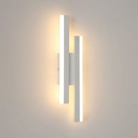 Led Wandleuchte Moderne Form der Leitung Wandlampe Warmweiß 3000K Für Schlafzimmer, Wohnzimmer, Flur, Diele Weiß von GOECO