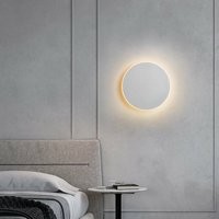 LED-Wandleuchte Touch-Schalter Innenbeleuchtung für Schlafzimmer Wohnzimmer runde Nachttisch Treppe Licht Hausdekoration Aluminium Leuchte von GOECO