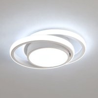 Goeco - led Deckenleuchte,32W 6500K 2350LM Rund Modern Led Deckenlampe für Schlafzimmer Badezimmer Küche Gang Balkon von GOECO