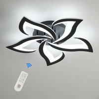 Moderne led Deckenleuchte Dimmbar, 40W 3500LM Blütenblättern Kreativen Aus Acryl Deckenlampe, Deckenbeleuchtung mit Fernbedienung Gelten für von GOECO