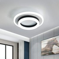 Goeco - Led Deckenlampe 24W, Modernes Design Led Deckenleuchte Rund 20CM, 3000K Deckenlampe Acryl, Deckenbeleuchtung Led Geeignet für Schlafzimmer, von GOECO