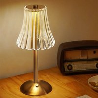 Tragbare, wiederaufladbare USB-Nachttischlampe Dimmbare Tischlampe 3000K/4000K/6000K Für Schlafzimmer, Wohnzimmer, Büro - Goeco von GOECO