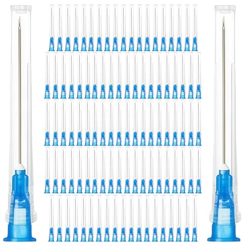 100 Stück 23G (0.6mm x 25mm) Edelstahl Abgabe Tube: GOEDCH Edelstahl Dosierzubehör, Einzeln verpackt, Nachfüllröhrchen für Industrie,Wissenschaftslabore, Mehrzweck-Messwerkzeuge, für Haushalt, Hobby von GOEDCH