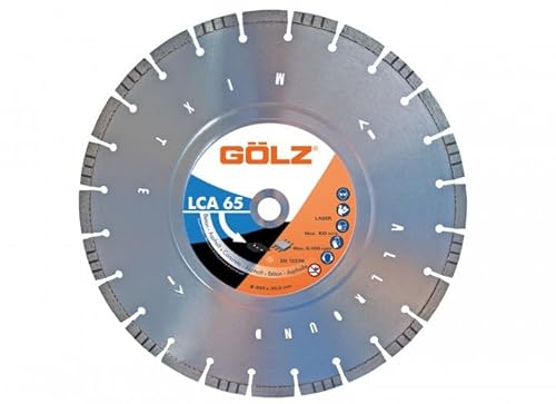 GÖLZ Diamant Trennscheibe LCA65 Ø350 x 25,4 mm, Diamantscheibe für Beton und Asphalt, neueste Mischsegment-Anordnung, Premium Qualität Made in Germany GÖLZ Diamant Trennscheibe LCA65 Ø350 x 25,4 mm, Diamantscheibe für Beton und Asphalt, neueste Mischsegment-Anordnung, Premium Qualität Made in Germany von GÖLZ