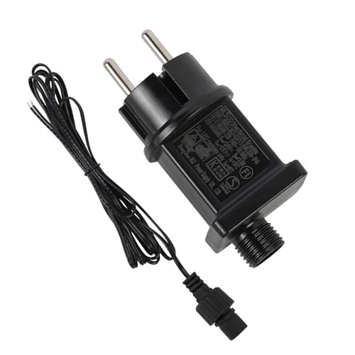 LED Transformator Stecker 24V 3.6W: IP44 Wasserdichtes Netzteil für Dekorative Weihnachtsbaumbeleuchtung Gartenbeleuchtung und Lichterketten LED Transformator Stecker 24V 3.6W: IP44 Wasserdichtes Netzteil für Dekorative Weihnachtsbaumbeleuchtung Gartenbeleuchtung und Lichterketten von GOESWELL