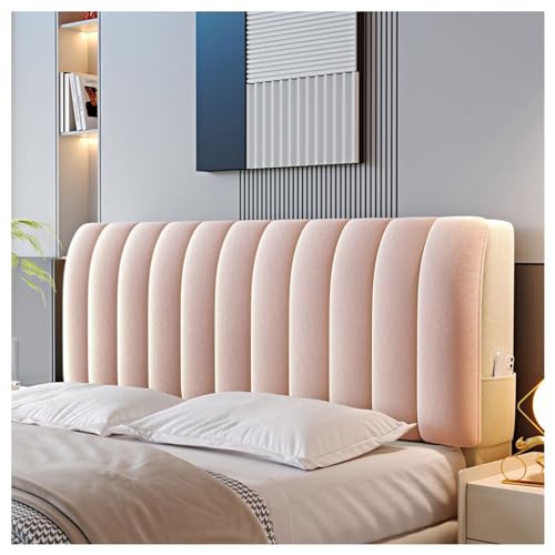 GOFOHIMI Kopfteilbezüge Schonbezug mit Aufbewahrungstaschen, All-Inclusive-Stretchbett-Kopfteilbezüge, kleine Karierte, Gesteppte, staubdichte Schutzabdeckung für gepolstertes Kopfteil,Rosa,210CM GOFOHIMI Kopfteilbezüge Schonbezug mit Aufbewahrungstaschen, All-Inclusive-Stretchbett-Kopfteilbezüge, kleine Karierte, Gesteppte, staubdichte Schutzabdeckung für gepolstertes Kopfteil,Rosa,210CM von GOFOHIMI