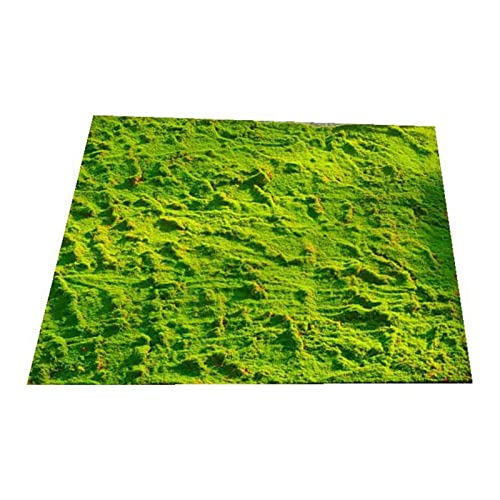 GOFQB Künstliche Moosmatte Rasenteppich Künstliche Mooswand Hohe Dichte Und Haltbarkeit für Patio Balkon Außen Innen (Color : E, Size : 1X1M) von GOFQB