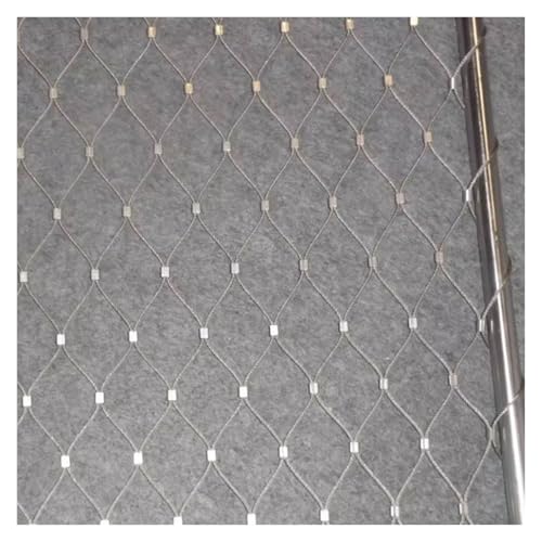 Gartenseil Netz, Zaun Draht Mehrzweck-Gartennetz Gewebte Struktur Gardinen Draht Langlebig und Robust für Käfigzäune, Balkone, Treppen(1x8m/3.28x26.24ft) von GOFQB