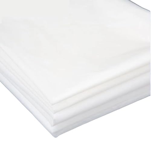 GOHAPY 1 Stück feinmaschiges Siebmaterial, 200 Mesh-75 Mikron feines weißes Maschensieb, 1 x 1 Meter weißes Nylon-Packtuch for Nähen von GOHAPY