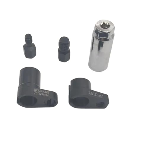 Lambdasensor 5-teiliges Sauerstoffsensor-Schlüssel-Kit Entfernen O2-Buchse In Der Automobilindustrie, Installieren Offset-Vakuum-Buchsen Lambdasensor 5-teiliges Sauerstoffsensor-Schlüssel-Kit Entfernen O2-Buchse In Der Automobilindustrie, Installieren Offset-Vakuum-Buchsen von GOINTDJD