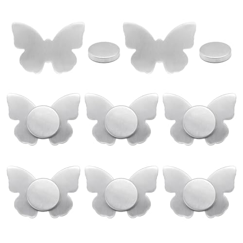 GOIYZTTR 8 Stück Magnet Tischdeckenbeschwerer Tischdeckengewichte Draussen Extra Schwer Magnetische Tischtuchklammer aus Edelstahl Schmetterlingförmiger Tischtuchgewichte GOIYZTTR 8 Stück Magnet Tischdeckenbeschwerer Tischdeckengewichte Draussen Extra Schwer Magnetische Tischtuchklammer aus Edelstahl Schmetterlingförmiger Tischtuchgewichte von GOIYZTTR
