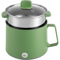 Gojoy - 1.7L Elektrischer Hot Pot Topf, Multifunktions Elektro Kochtopf mit Dampfgarer Warmhaltefunktion Antihaft Hot Topf Kocher Reisekocher für von GOJOY