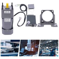 250W Getriebemotor 220V Motor mit Drehzahlregler und Halterung 8 Nm Vorwärts- und Rückwärtsdrehbar Getriebedrehzahlmotor (10K) von GOJOY