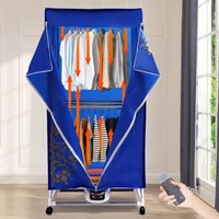 3 Gang 2 Ebenen Falten Tragbar Elektrische Wäschetrockner Trockner Clothes Dryer Trockenschrank + Fernbedienung von GOJOY