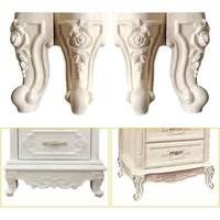 Gojoy - 4x Holz Möbelfüße Möbelfuß Schrankfüße Sofafuß Tischbeine Couchfüße Möbelbeine Gojoy - 4x Holz Möbelfüße Möbelfuß Schrankfüße Sofafuß Tischbeine Couchfüße Möbelbeine von GOJOY