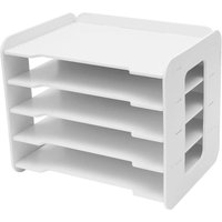 5 Ebenen Schreibtisch-Ordner-Organizer Desktop-Papierablage-Halter für Bücher von GOJOY