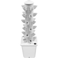 6 Etagen Hydroponic Vertical Grow Kit mit 30 Pflanzstellen 4 LED Lampen Wasserpumpe 10L Wassertank, Erdlose Pflanzenanbau-Systeme Hydroponic Tower 6 Etagen Hydroponic Vertical Grow Kit mit 30 Pflanzstellen 4 LED Lampen Wasserpumpe 10L Wassertank, Erdlose Pflanzenanbau-Systeme Hydroponic Tower von GOJOY
