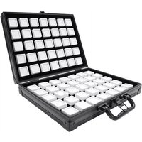 60 Gitter 3cm Diamant-Vitrine, Diamant Edelstein Display Box Schmuckschatulle Bis Zu 70 Schmuckstücke Schmuck Organize Aufbewahrungsbox Für Den von GOJOY