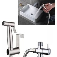 Bidet Brause Und Halter Edelstahl wc Hand Duschkopf Intim Hygiene Dusche Bad Set von GOJOY