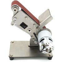 Gojoy - Elektrisch Bandschleifer Mini Bandmaschine diy Poliermaschine Tischschleifer mit 895 Spindelmotor 24V 600 m/min von GOJOY