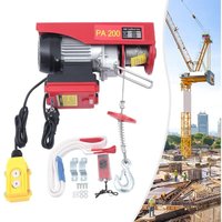 Elektrische Seilwinde Seilzug Seilhebezug 220V Elektrische Seilwinde Elektrischer Ferngesteuerter Seilzug 100KG/200KG Elektrischer Kettenzug mit von GOJOY
