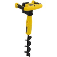 Elektrischer Erdbohrer, Elektrischer Erdpfostenbohrer, Akku-Zaunpfostenbohrer für die Gartenarbeit, 30 x 8 cm Garten-Verlängerungs-Erdbohrer für von GOJOY