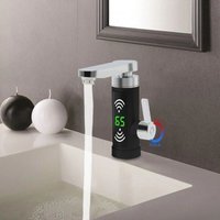 Gojoy - Elektrischer Wasserhahn 3000 w led Durchlauferhitzer Sofort Heizung Armatur 360° von GOJOY