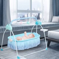 Gojoy - 25kg 5 Gang Elektrische automatische Babywiege Babyschaukel Mit Matte Babywippe Babywiege Neugeborene MP3 von GOJOY