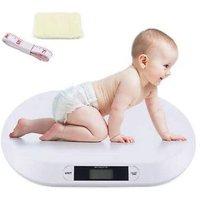 Babywaage Kinder Neugeborenen Waage Haustierwaage lcd Digital bis 20 kg Mit Handtuch & Lineal von GOJOY