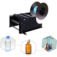 Etikettiermaschine Manuelle Etikettiermaschine Runde Flasche Kann Aufkleber Etikettierer Selbstklebend 10-30 Stück/min,MT-30 Flaschenetikettierer von GOJOY