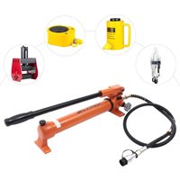 Hydraulisch Pumpe Handpumpe Set ModellHydraulischer Wagenheber Einzelgeschwindigkeit Handpumpen Schlauchkupplung Manuelle Hydraulic Pump FüR von GOJOY