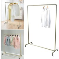 Gojoy - KleiderstäNder GarderobenstäNder Metall Kleiderstange Profi Kleiderwagen Rollgarderobe Retro WäSchestäNder FüR MäNtel RöCke Verzinkterstahl von GOJOY
