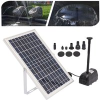 Gojoy - Solar Bachlaufpumpe 10W 1000l/h Solarpumpe Wasserfall Pumpe Garten Teich Brunnen Gojoy - Solar Bachlaufpumpe 10W 1000l/h Solarpumpe Wasserfall Pumpe Garten Teich Brunnen von GOJOY
