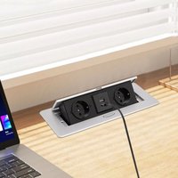 Versenkbare Einbau Steckdose 2 Fach mit 2 usb Küche pop-up faltbare Steckdose von GOJOY
