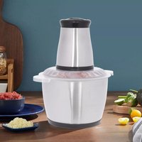 Gojoy - Zerkleinerer Küche Elektrisch, 3L Edelstahl Fleischwolf 300W 1000RPM Multizerkleinerer Elektrischer Mit 2 Geschwindigkeitsstufen für von GOJOY