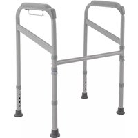 Gojoy - wc Toilettenstütze Toilettengestell Verstellbar Toiletten Aufstehhilfe Stützhilfe 200kg Grau von GOJOY