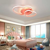 Herzförmig LED Deckenleuchte Dimmbar Deckenlampe Kinderzimmer Schlafzimmer Licht von GOJOY
