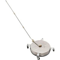 Hochdruckreiniger, 4000PSI Max Druck, 2 in 1 Flächenreiniger Edelstahl Hochdruck Mobiler Bodenreiniger mit Räder, zum Reinigen von Einfahrten von GOJOY