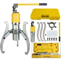 Hydraulik Abziehe, 20T Hydraulik Abzieher Hydraulisch Radnabenabzieher Polradabzieher mit 3 Arm, Geeignet zum Ziehen von Naben, Flanschen, Zahnrädern von GOJOY
