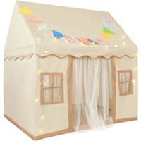 Kinderzelt, Kinderzelt mit Matte, Kinderspielzelt für Mädchen und Jungen, Kleinkinder-Tipi-Spielhaus mit Fenstern, 1,2 x 1 x 1,3 m Kinderzelt, Kinderzelt mit Matte, Kinderspielzelt für Mädchen und Jungen, Kleinkinder-Tipi-Spielhaus mit Fenstern, 1,2 x 1 x 1,3 m von GOJOY