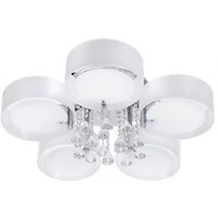 LED Kristall Deckenleuchte Deckenlampe E27 Modern Kronleuchter Beleuchtung Wohnzimmer mit Fernbedienung von GOJOY