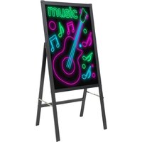 Led Schreibtafel, Stehende Led Tafel Nachrichtentafel 40 x 60 cm, Leuchtende Werbetafel mit Fernbedienung und 8 Neon-Stifte, LED-Anzeigetafel für Led Schreibtafel, Stehende Led Tafel Nachrichtentafel 40 x 60 cm, Leuchtende Werbetafel mit Fernbedienung und 8 Neon-Stifte, LED-Anzeigetafel für von GOJOY