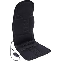 Massagesitzauflage mit Wärme, Massageauflage mit Vibrationmassage für Rücken und Nacken, Rückenmassagegerät für Stühle, Massagematte für Entspannung von GOJOY