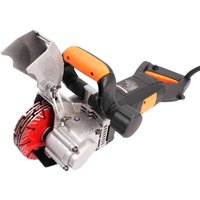 Mauernutfräse 4800W Betonschneider set Nass und Trocken 5000 U/min Mauerfrase Max. Schnittgröße 42x40mm mit Wasserpumpe und 5 Sägeblätter für von GOJOY