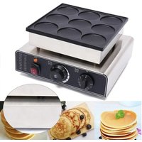 Mini-Pfannkuchenmaker, elektrisches Waffeleisen mit Antihaftbeschichtung, 900 W kommerzielles elektrisches Waffeleisen, zum Backen von Crêpes, von GOJOY