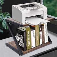 Gojoy - Monitorständer Monitorerhöhung Druckerständer Regal Schreibtischaufsatz Holz von GOJOY