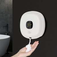 Seifenspender Automatisch, 300ml Seifenspender Wandbefestigung Ohne Bohren Aufladbar Berührungsloser usb Aufladung mit Sensor Seifenspender von GOJOY